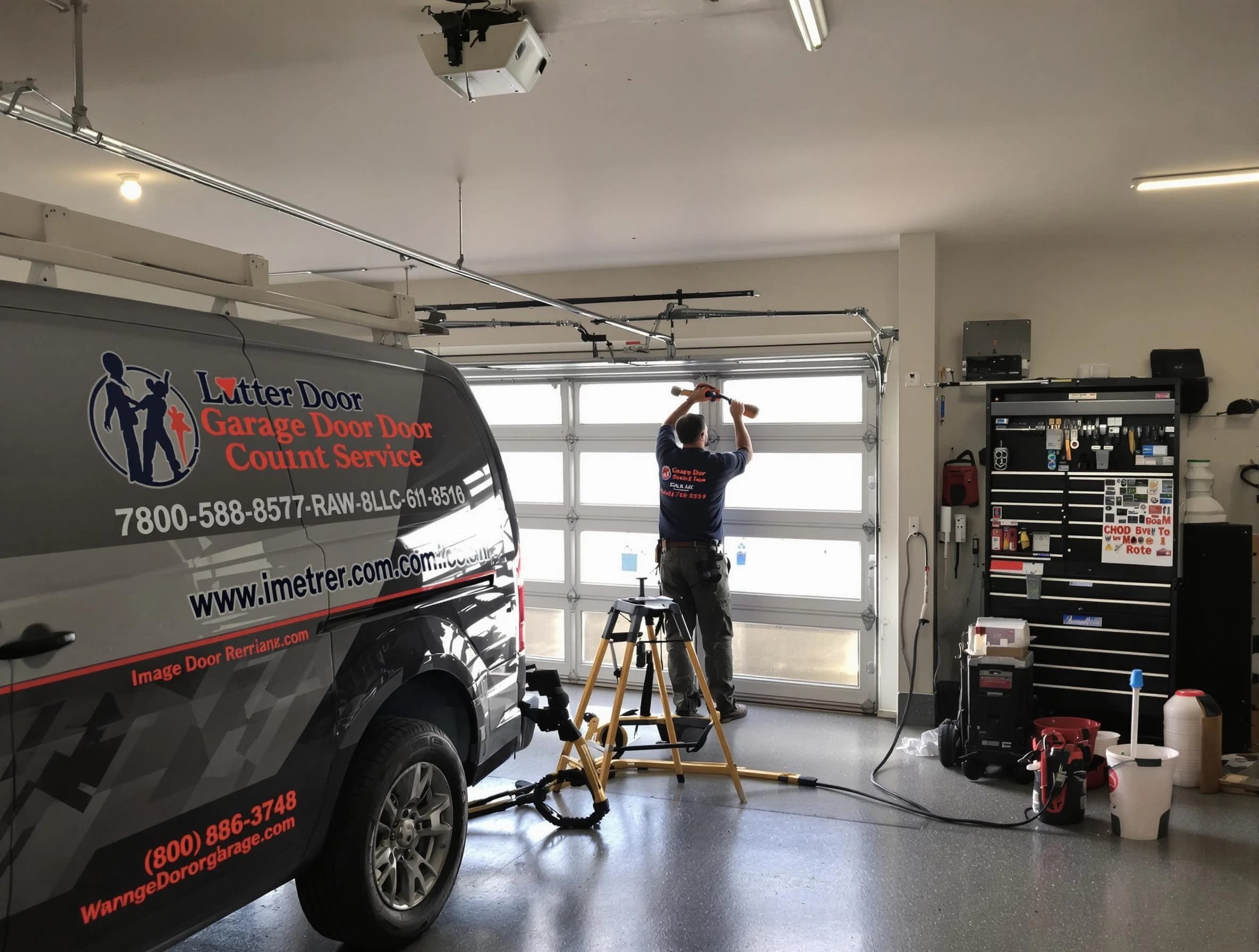 Plain City Garage Door Repair rapid response team performing same-day repair in Plain City