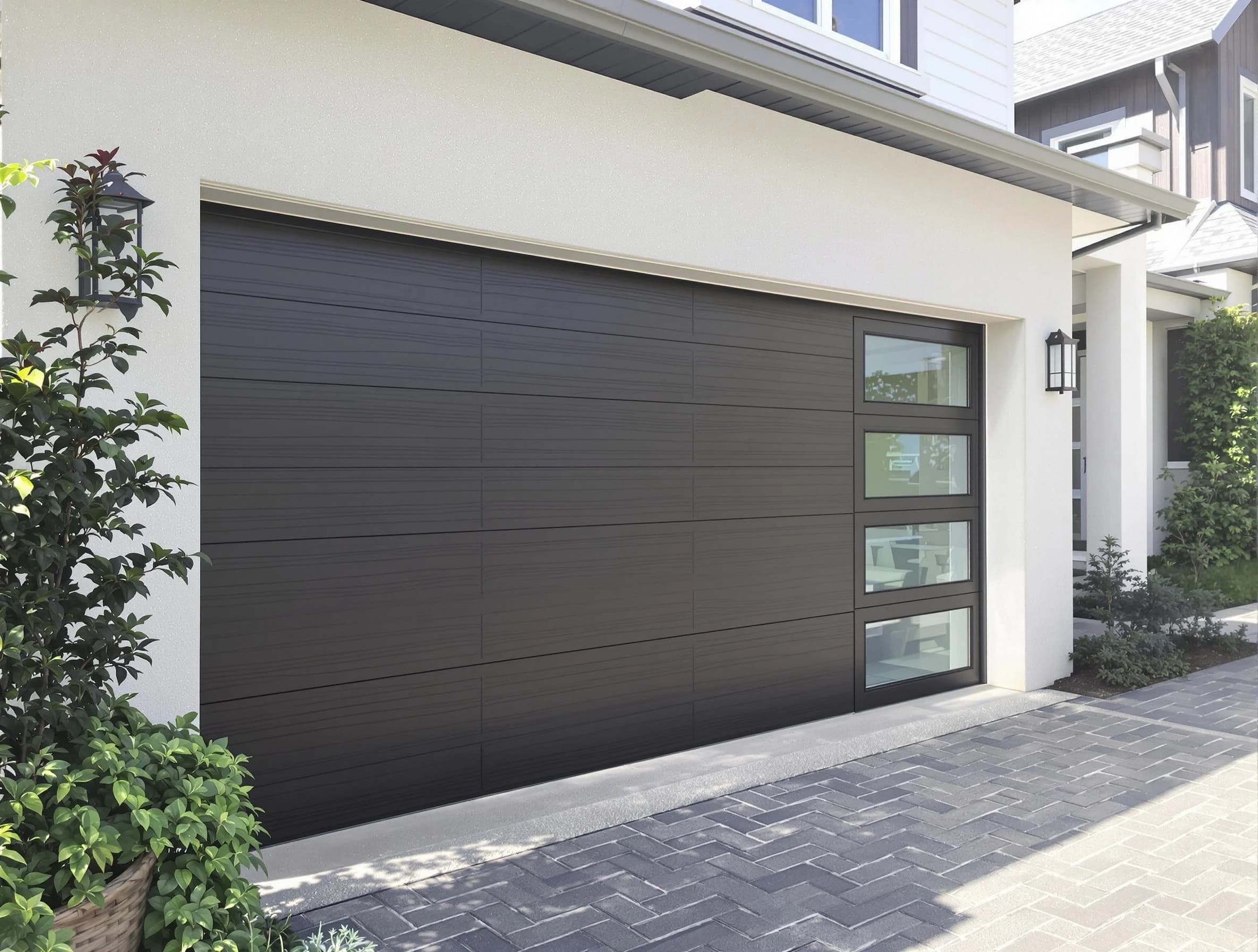 Custom garage door installation by Plain City Garage Door Repair in Plain City