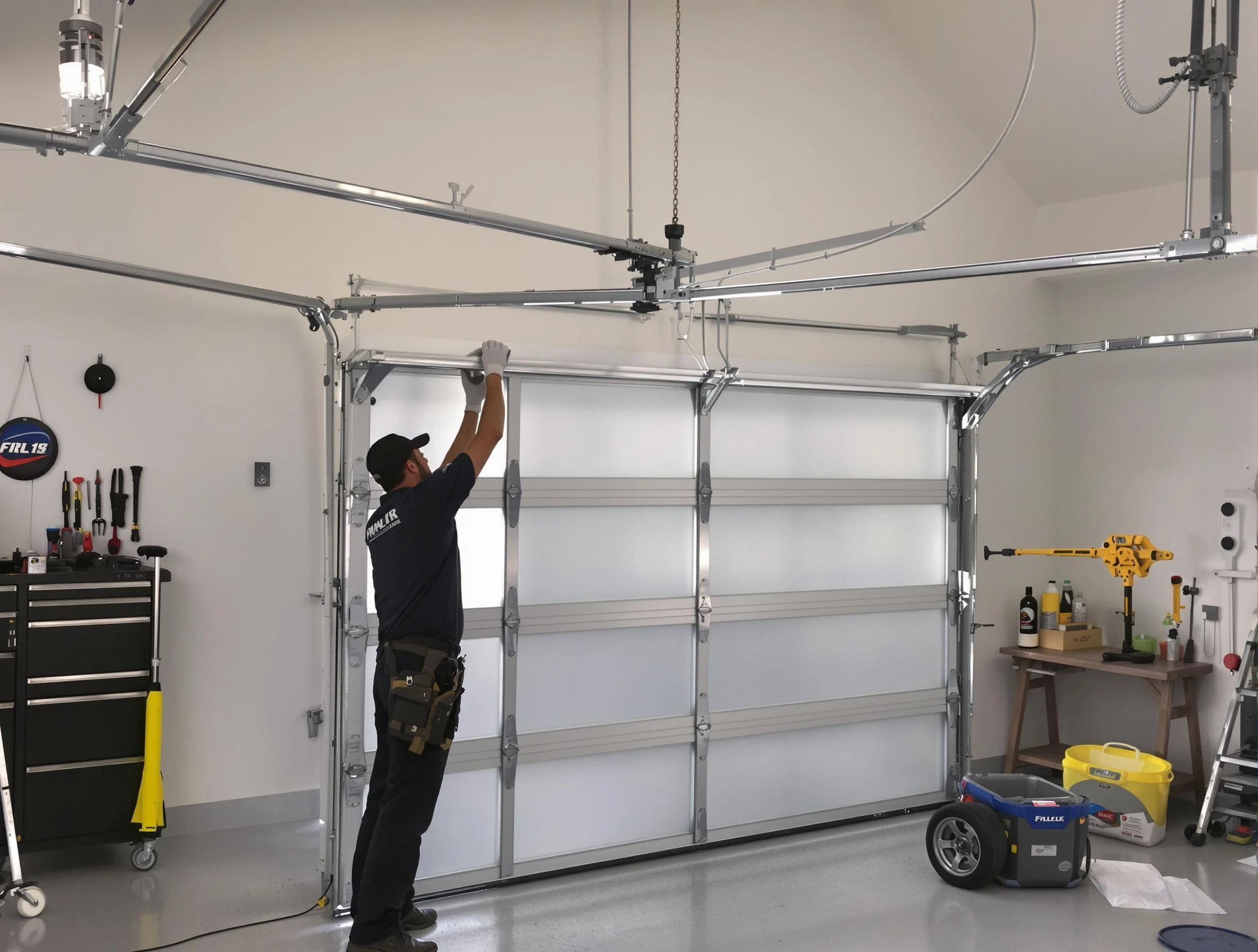 Plain City Garage Door Repair certified team performing precision garage door installation in Plain City